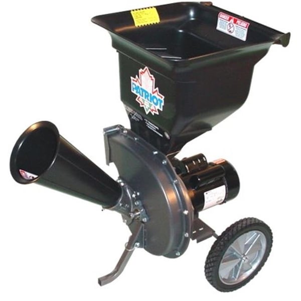 Patriot Products Patriot CSV-2515 1.5 hp Electric Wood Chipper Leaf Shredder - CSV-2515