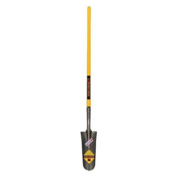 Structron Drain Spade Shovel, 14 ga 14 in L Premium Fiberglass Handle - 49556