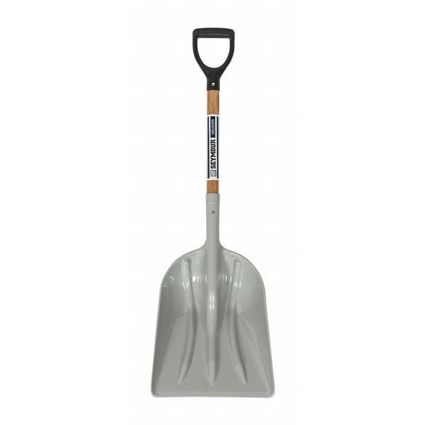 Seymour Midwest Grain Scoop, Polymer Blade, 30 in L Wood Handle - 49053