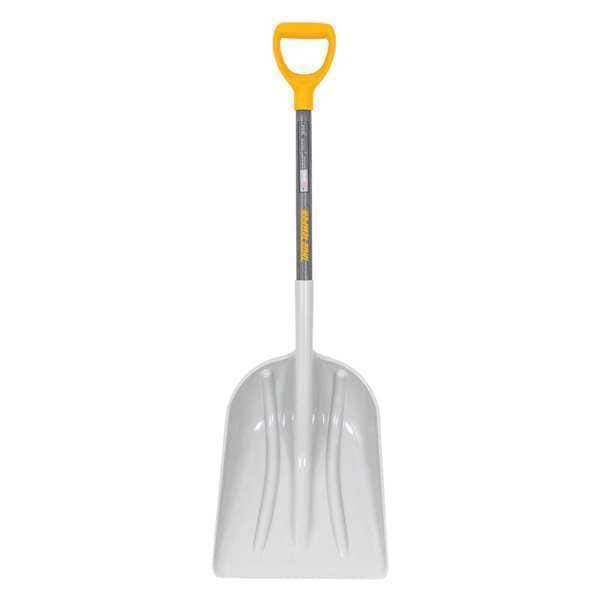 True Temper Scoop Shovel, Poly Blade, 28 in L Wood Handle - 2604300