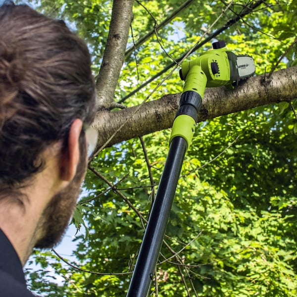 Earthwise 6.5-Amp 8-Inch Corded Electric Pole Saw - PS44008