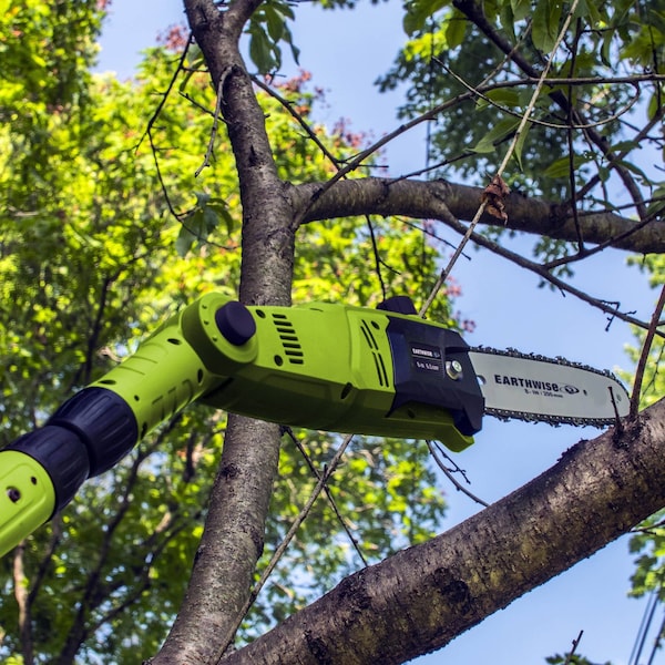Earthwise 6.5-Amp 8-Inch Corded Electric Pole Saw - PS44008