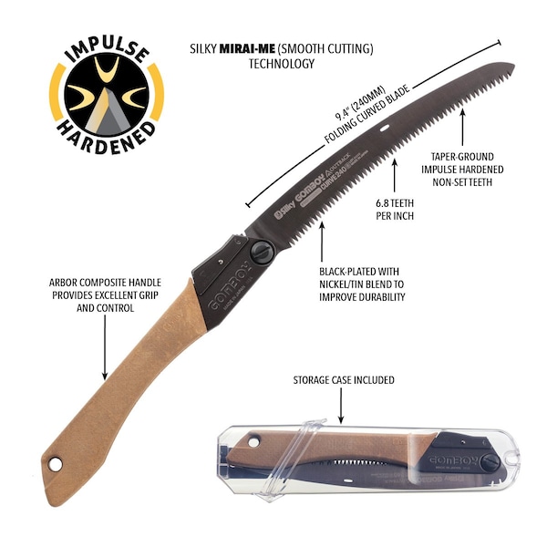 Silky Gomboy Professional Curve 240mm Large Teeth Outback Edition - 752-24