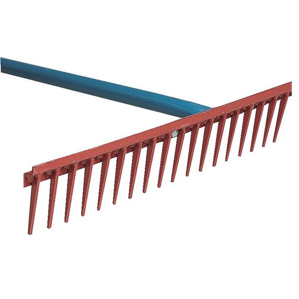King Of Spades Landscaper Rake, Handcrafted Steel, 60 Inch Length - 18  DURA RAKE  BOXED