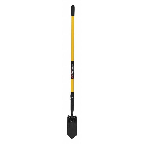 Kenyon Trenching Shovel, 11 ga Steel Blade, 48 in L Yellow Professional Grade Fiberglass Handle - 89124