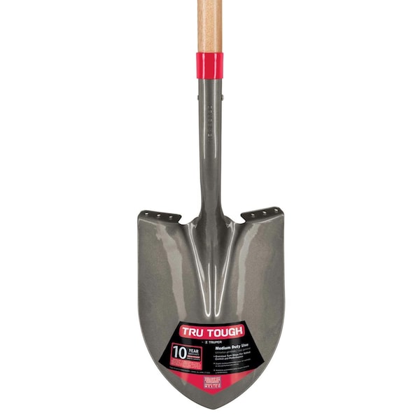 Truper Truper Tru-Tough 41 in. Steel Round Digging Shovel Wood Handle - PRY-E