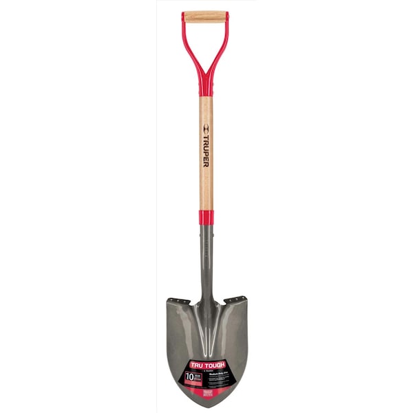 Truper Truper Tru-Tough 41 in. Steel Round Digging Shovel Wood Handle - PRY-E