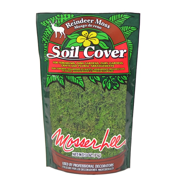 Mosser Lee Mosser Lee Soil Cover Organic Dark Green Reindeer Moss 3 oz - ML3010