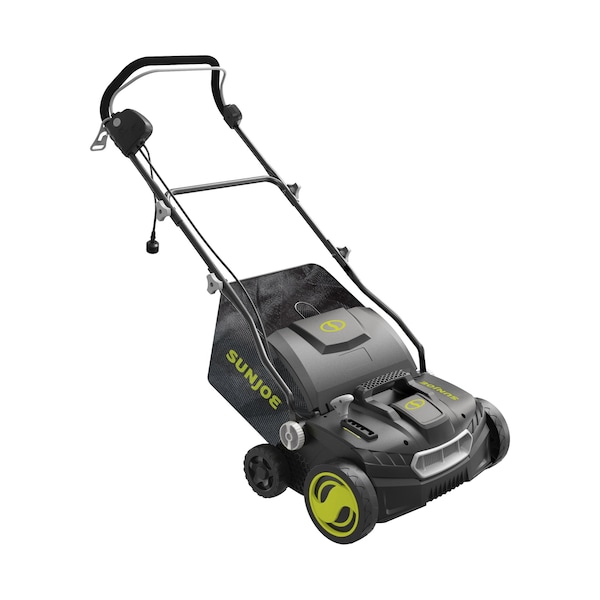 Snow Joe 15-Inch 15-Amp Electric Scarifier + Lawn Dethatcher - AJ808E
