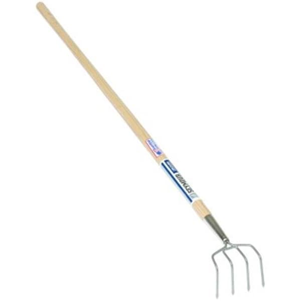 Seymour Midwest Seymour Midwest 42224 Garden Cultivator 4-Tine with 54 in. Wood Handle - 42224