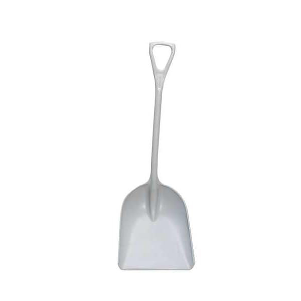 Remco Hygienic Square Point Shovel, Polypropylene Blade, 28 in L, Green, Polypropylene Handle - 6982MD2