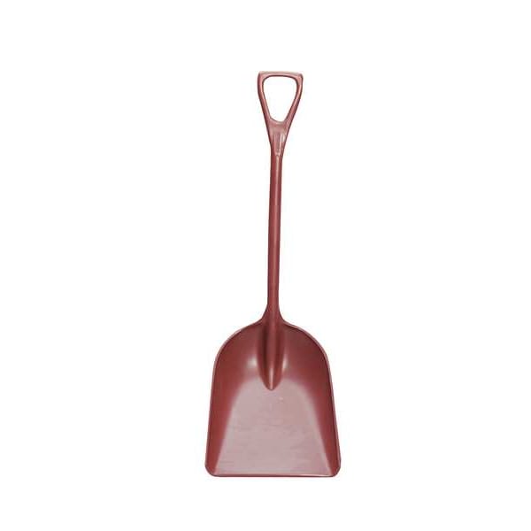 Remco Hygienic Square Point Shovel, Polypropylene Blade, 28 in L, Green, Polypropylene Handle - 6982MD2
