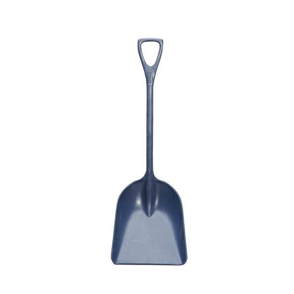 Remco Hygienic Square Point Shovel, Polypropylene Blade, 28 in L, Green, Polypropylene Handle - 6982MD2