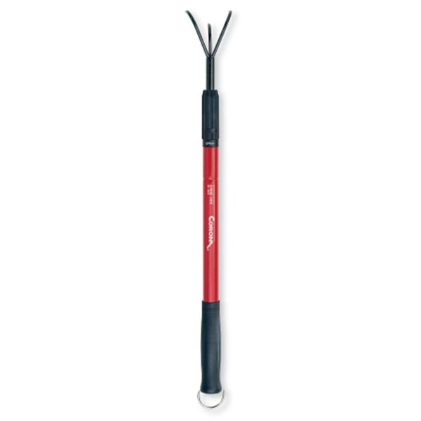 Corona Tools 18in. To 32in. 3 Tine Extendable Metal Handle Cultivator - CO309391