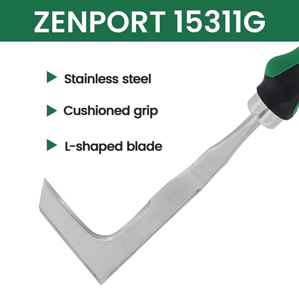 Zenport Crack Weeder Weeding Sickle, 12-Inch, 12PK - 15311G