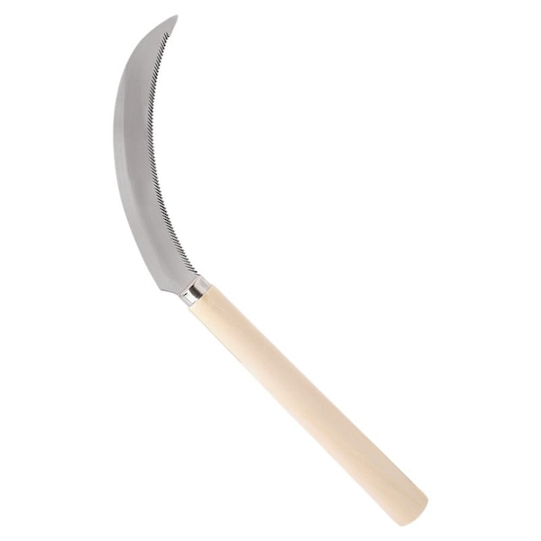 Zenport Harvest Sickle with 6.5 in Serrated Blade, Wooden Handle, 12PK - K208P
