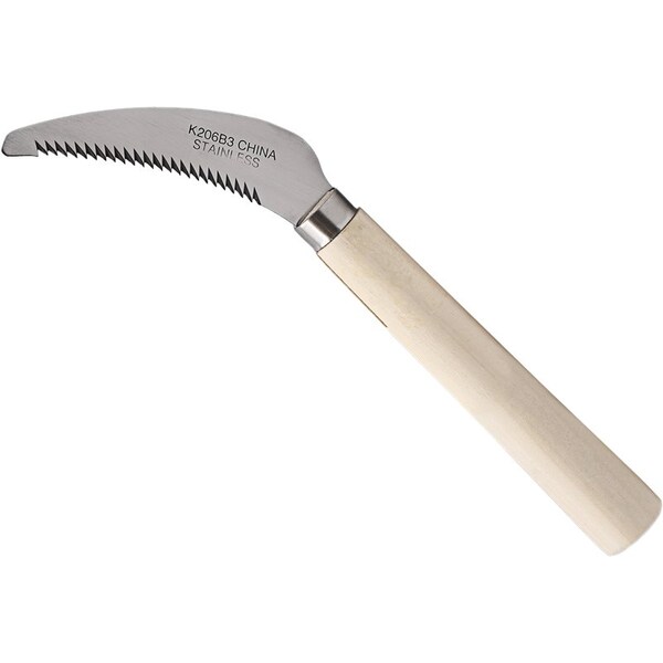 Zenport Serrated Weeding Sickle, Wood Handle, 12PK - K206B3
