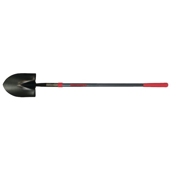 Razor-Back Shovel W/ Steel Backbone, 8-5/8 in W Steel Blade, Fiberglass Handle W/ Cushion Grip - 45013