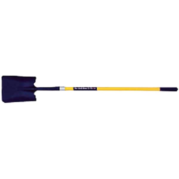Terasu Garden Supplies Square Point Blade with Front Turn Step & 46 in. Fiberglass Handle - TE3338955