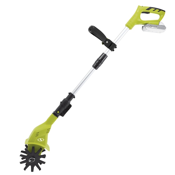 Sun Joe 24-Volt 2.0-Ah Cordless 6-Inch Cutting Swath Cordless Garden Tiller/Cultivator - 24V-TLR-LTE
