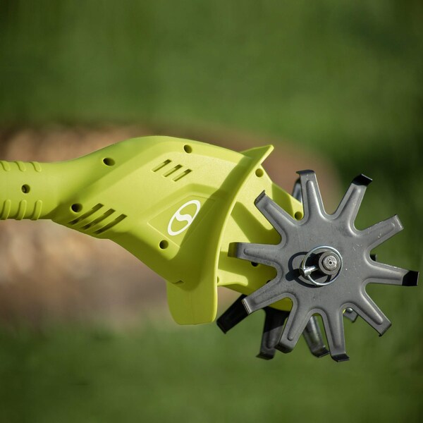 Sun Joe 24-Volt 2.0-Ah Cordless 6-Inch Cutting Swath Cordless Garden Tiller/Cultivator - 24V-TLR-LTE