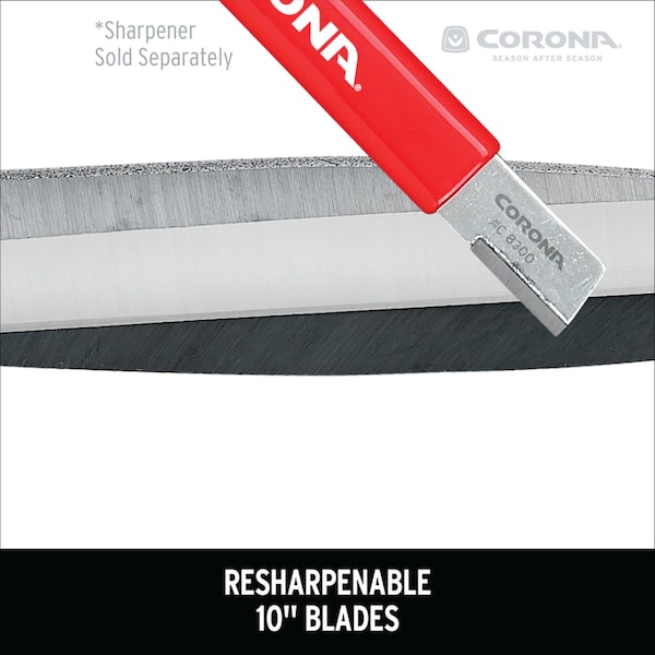 Corona Tools Corona ClassicCUT HS15150 10 in. Steel Hooked Hedge Shears - HS15150