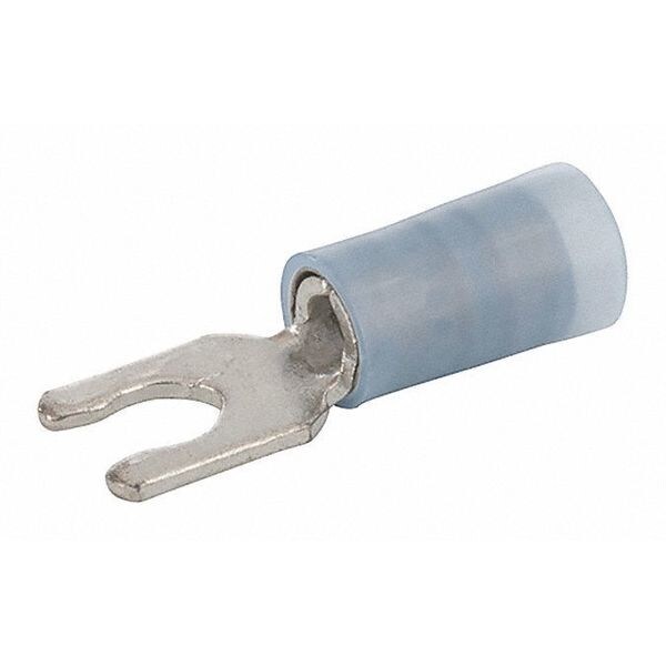 Terminal de espada con bloqueo de nylon para calibre 16-14 AWG con perno #6 - S16-6N-L de Nsi Industries