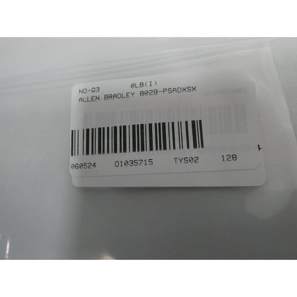 Interruptor de límite Allen Bradley 125/250/480V-CA 125/250V-CD - 802B-PSADXSX
