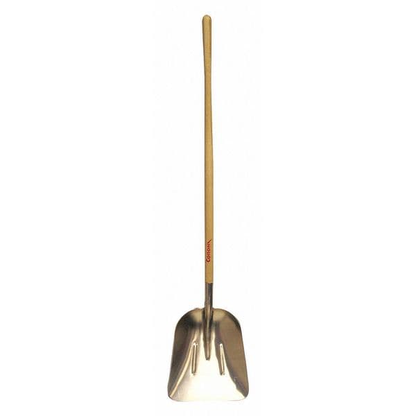 Corona Tools Scoop Shovel, 12 ga. Aluminum Blade, 48 in L Ash Wood Handle - SS 68000