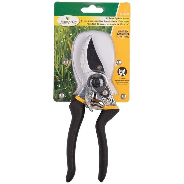 Landscapers Select Pruning Shear, 1/2 in Cutting Capacity, Steel Blade, Aluminum Handle, Cushion-Grip Handle - GP1004