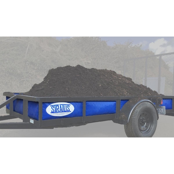 Stratus Sidewall Panels for 77 in. x 16 ft. Trailer - 8 in. High Opening, Royal Blue - SWP77192-8