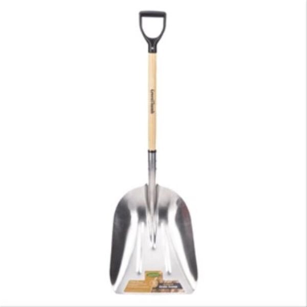 Great States Aluminum Grain Scoop with Wood D-Handle - 109583