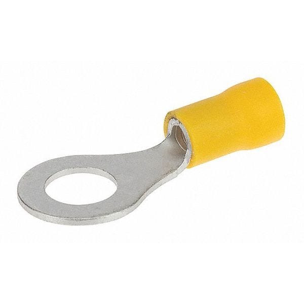 Terminal de anillo de vinilo Nsi Industries 12-10 AWG para perno de 5/16" - R12-56V