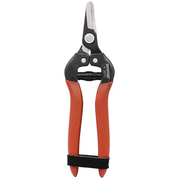 Zenport Harvest Shear, Short Curved Carbon Steel Blade, 12PK - H301C