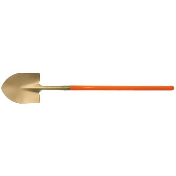 Cs Unitec Round Point Shovel, Aluminum Bronze Blade, 45 in L - EX1006-280A