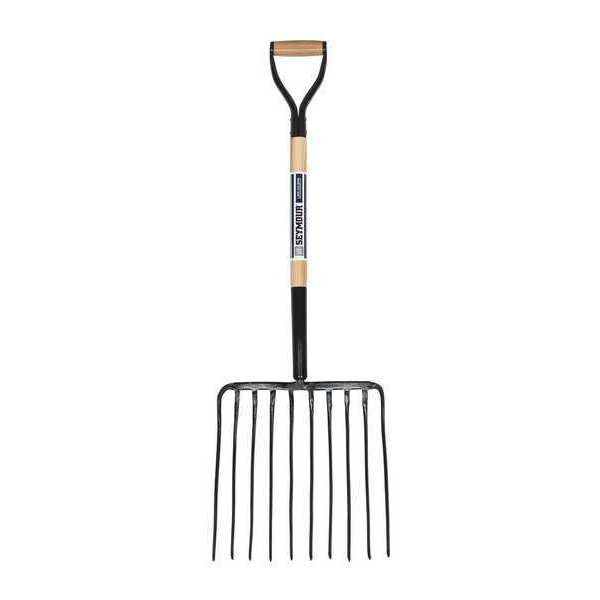 Seymour Midwest 10-tine Ensilage Fork with 30"L Hardwood Handle - 49272