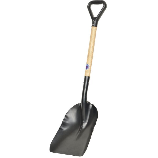 Foxy Manufacturing No 2 10-3/4 in W Scoop Shovels, Steel, 43-1/2 in L Handle - 7393