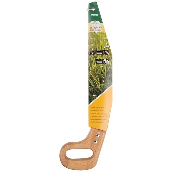 Landscapers Select Pruning Saw, Steel Blade, 5 TPI, Wood Handle, 20 in OAL - C-835-15