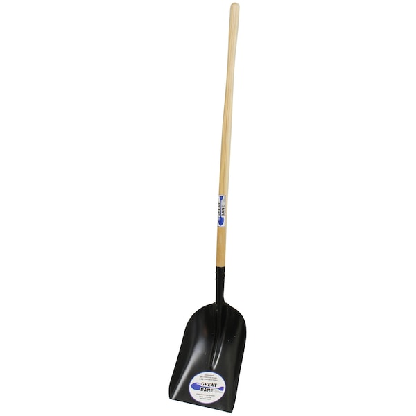 The Brush Man No 2 Steel Scoop, Long Wood Handle, 3PK - SCOOP-ST-LW2-I