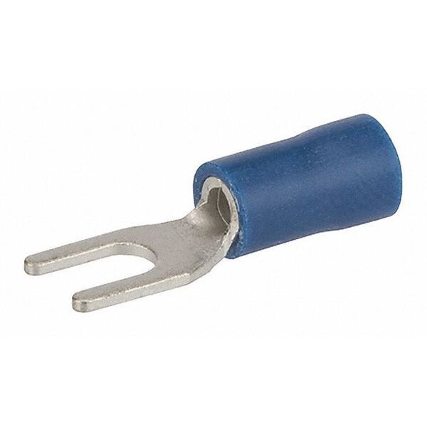 Terminal de espada de vinilo de calibre 22-18 AWG con perno de tamaño #10 - S22-10V de Nsi Industries