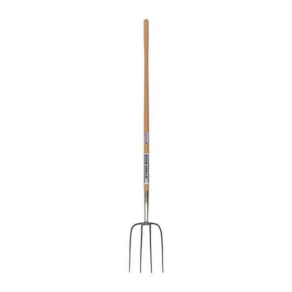 Seymour Midwest 4-tine Manure Fork with 54"L Hardwood Handle - 49275