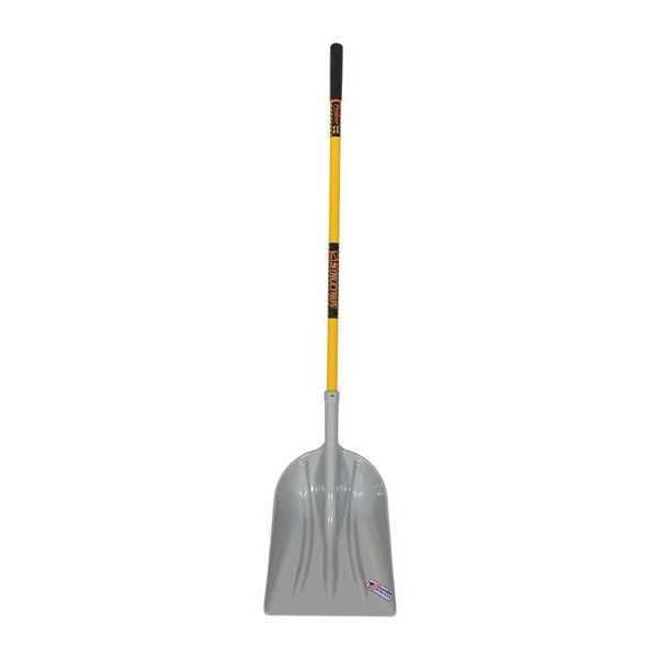 Structron Grain Scoop, Polymer Blade, 51 in L Premium Fiberglass Handle - 49251