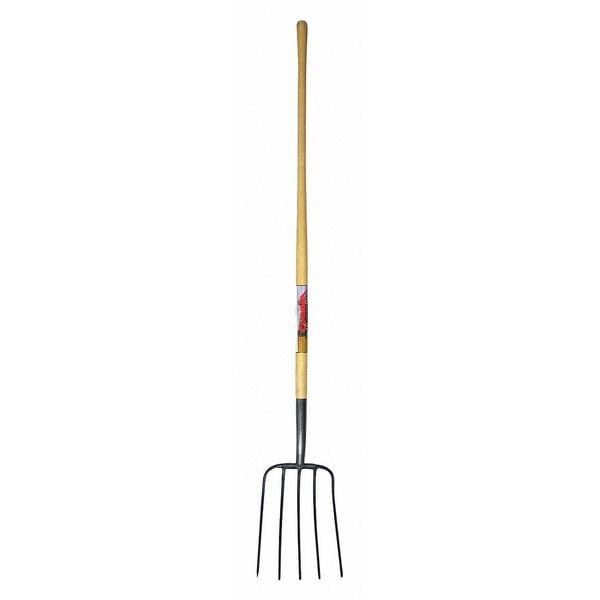 Corona Tools Manure Fork, 5 Tine, 54" Ash Wood Handle - FK 72005
