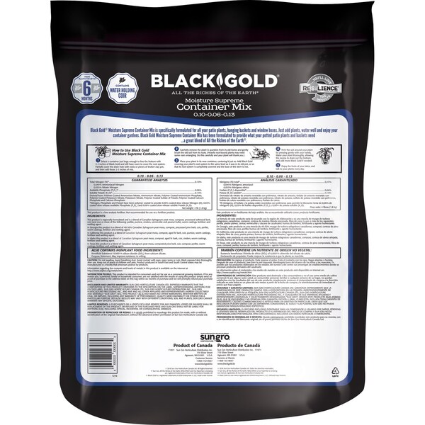 Black Gold Black Gold All Purpose Potting Mix 8 qt - 1413000 8QT P