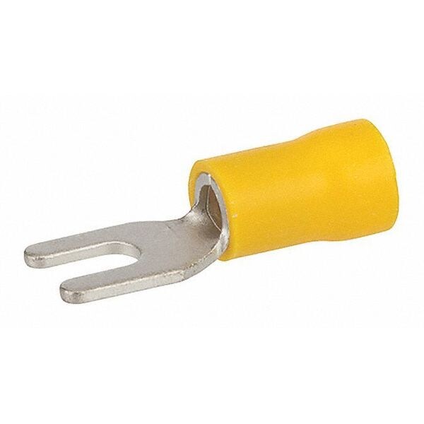 Terminal de pala de vinilo Nsi Industries 12-10 AWG para perno #6 - S12-6V