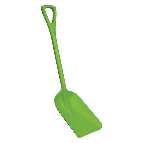 Remco Hygienic Square Point Shovel, Polypropylene Blade, 23 1/2 in L, Lime Green - 698177