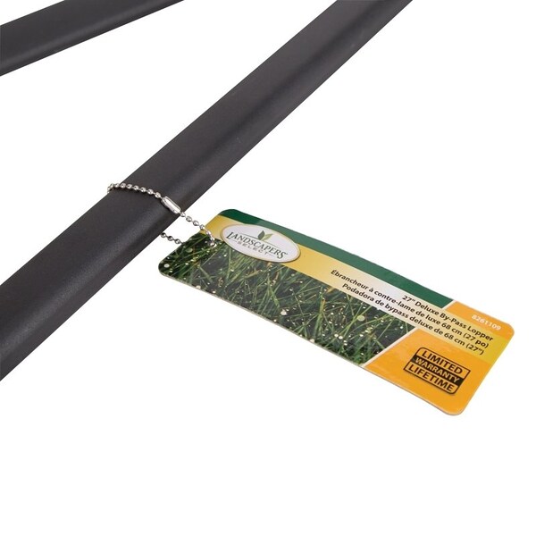 Landscapers Select Deluxe Bypass Lopper, 1-1/4 in Cutting Capacity, Carbon Steel Blade, Steel Handle - GL4196