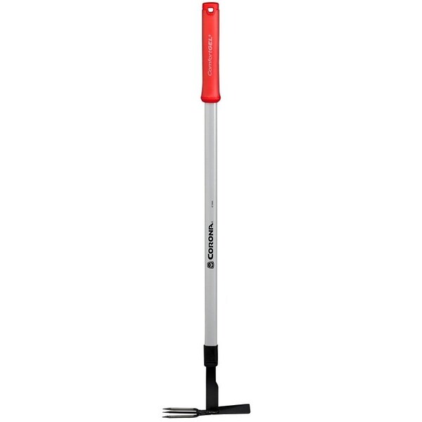 Corona Tools CORONA ComfortGEL HoeCultivator Rake, 7 in L Blade, Steel Blade, Polymer Handle, 394 in OAL - GT 3244