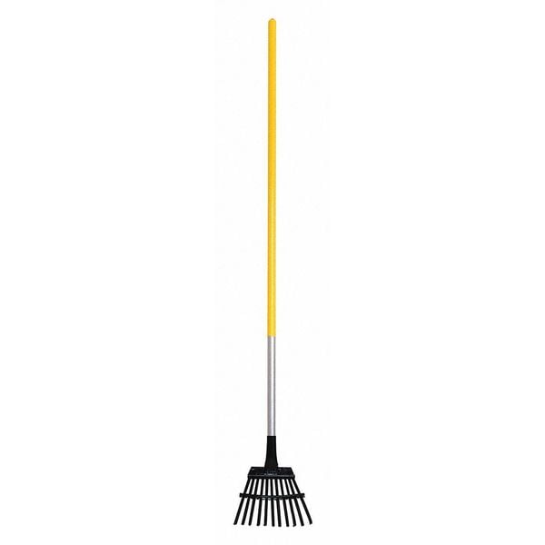 True Temper Steel Tine Shrub Rake, 8", Alum Handle - 1789300