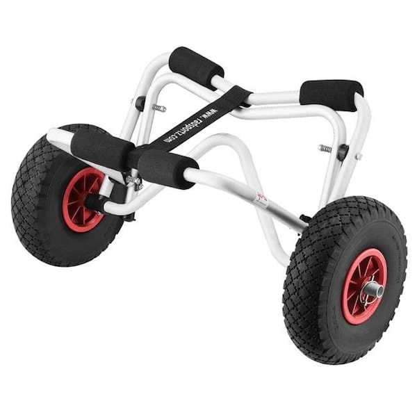 Rad Sportz RAD Sportz 83-DT5120 1236 Kayak Trolley Kayak Cart with Pneumatic Tires - 150 lbs - Silver - 83-DT5120